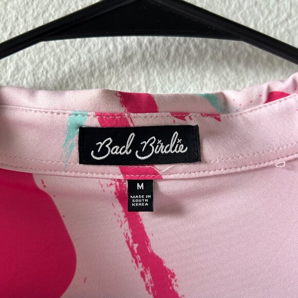 Bad Birdie Golf Polo Paint Print Size Medium - Picture 3 of 3